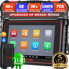 Autel Maxicom Mk900bt 8inch Full System Bidirectional Obd2 Scanner Tool Up Mk900