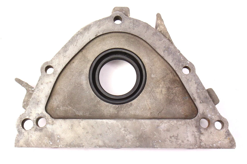 Placa de sellado de brida de manivela delantera Audi Fox 75-80 Rabbit Mk1 genuina ~ 055 103 153 A Foto 2 de 2