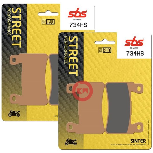 SBS 734HS Set BremsbelÄGe Vorne Honda CBR RR Fireblade 919 1998-1999-image