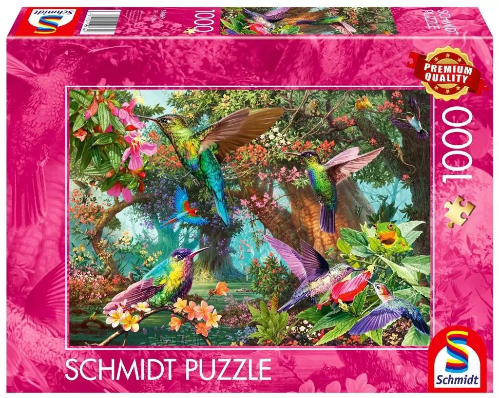 4001504588694 Puzzle PQ 1000 Kolorowe kolibry G3 Schmidt 5990₽