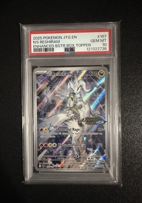 Reshiram Pokémon TCG Professional Sports Authenticator (PSA