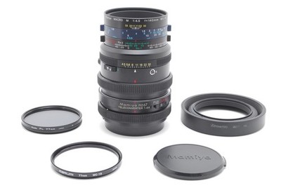[N MINT] Mamiya Macro M 140mm F4.5 M/L-A for RZ67 Pro II w/teleconverter 1.4x JP