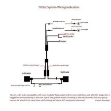 Haut Sensibilité Voiture Bsd Avertissement Système pour Améliorée passager