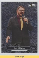 2023 Upper Deck AEW All Elite Wrestling Crew Rampage Tony Schiavone READ 11q6