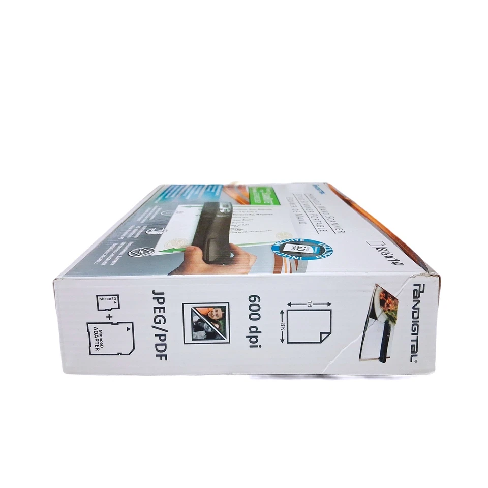 Pandigital Handheld Wand Scanner 8 1/2x14 Scanrite Technology Portable Color New - Image 4 of 4