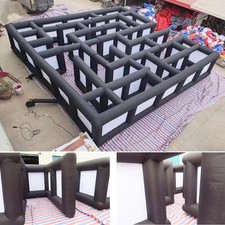 20x20FT Inflatable Maze Game Blow Up Labyrinth Obstacle for Adults and Children