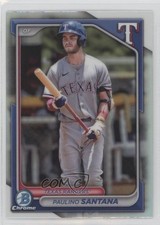 2024 Bowman Draft Chrome Refractor Paulino Santana #BDC-126 12g7