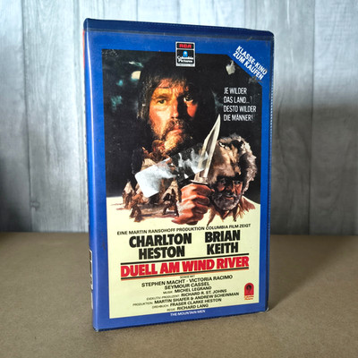 Duell am Wind River - VHS Video Film Kassette - RCA/columbia pictures Softbox #K