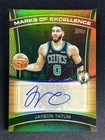 2025 Topps Jayson Tatum #ME-JT Gold Marks Of Excellence Autographs Auto /50