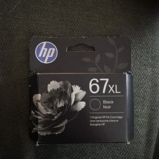Genuine OEM HP67XL Black lnkCartridge3YM57AN HighYield-New Sealed M 2027/2028