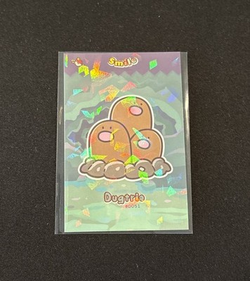 Limited Edition Full Art Rare Smile Dugtrio Pokemon Card Database #0051 