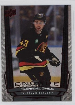 2025-26 Upper Deck Series 1 Encore Red 75/199 Quinn Hughes #E-16 19z3