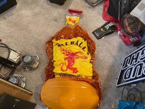 5 feet Inflatable Fireball Bottle Decor