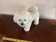 DANBURY MINT BICHON FRISE 8 ceramic resin FIG...