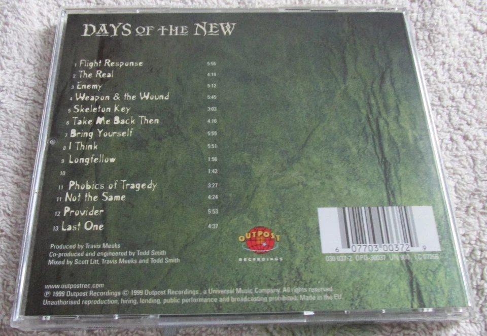 Day Of The New(1999) CD - Photo 2/3