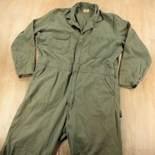 vtg 50s 60s BLUE BELL Sanforized HBT Herringbone Twill military coveralls 44 R