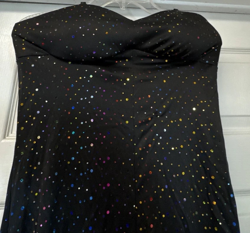 Adult Disco Diva Adult Med Halloween Costume Outfit 70s 80s Dance Party Dress Up - Image 3 of 4