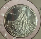 1985 1/2 Oz Engelhard American Prospector .999 Fine Silver Round