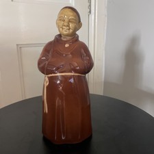 Vintage Monk Decanter Bottle With Stopper – Merlin Ware – 1950s/60s