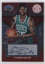 2012 Totally Certified Rookie Roll Call Red 56/279 E'Twaun Moore #69 Auto 05fy