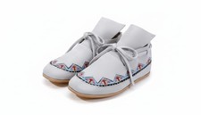 American Sioux Old Style Leather Handmade beeded Moccasins unisex