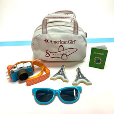 American Girl AG Doll Travel Accessories Passport, Camera, Suitcase More