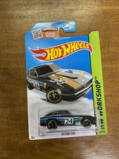 2015 Hot Wheel DATSUN 240Z HW WORKSHOP THEN NOW Black 243/250 1:64 COOPER LIP MC