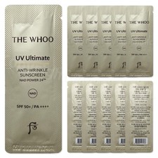 The Whoo UV Ultimate Anti-Wrinkle Sunscreen 1ml 10pcs  150pcs Sample Newest
