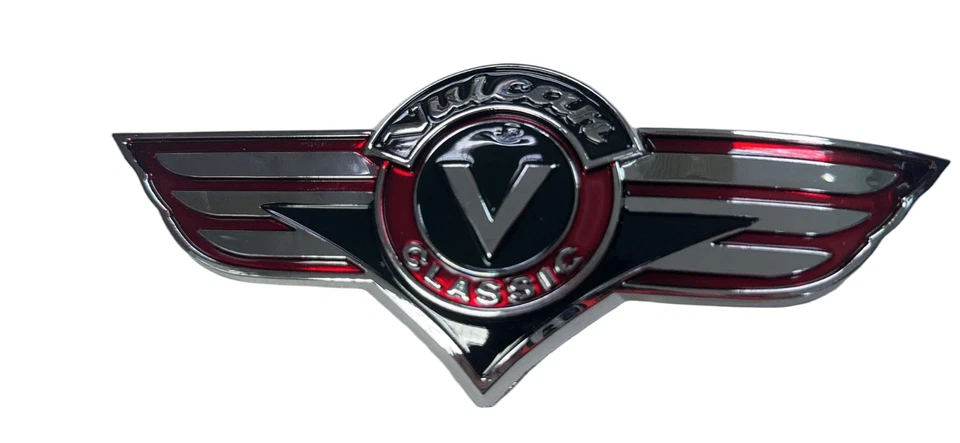 Calcomanías adhesivas emblema insignia tanque combustible gasolina 3D cromo Kawasaki Vulcan Foto 4 de 4