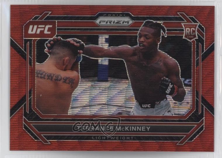 2023 Panini Prizm UFC Ruby Wave Prizm Terrance McKinney #31 1j69