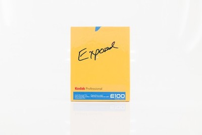 Empty 4x5 Sheet Film Box (For Exposed Sheets) - NO FILM IS INCLUDED