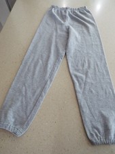 Vntg Jerzees Grey Sweatpants Joggers Youth XL 18-20