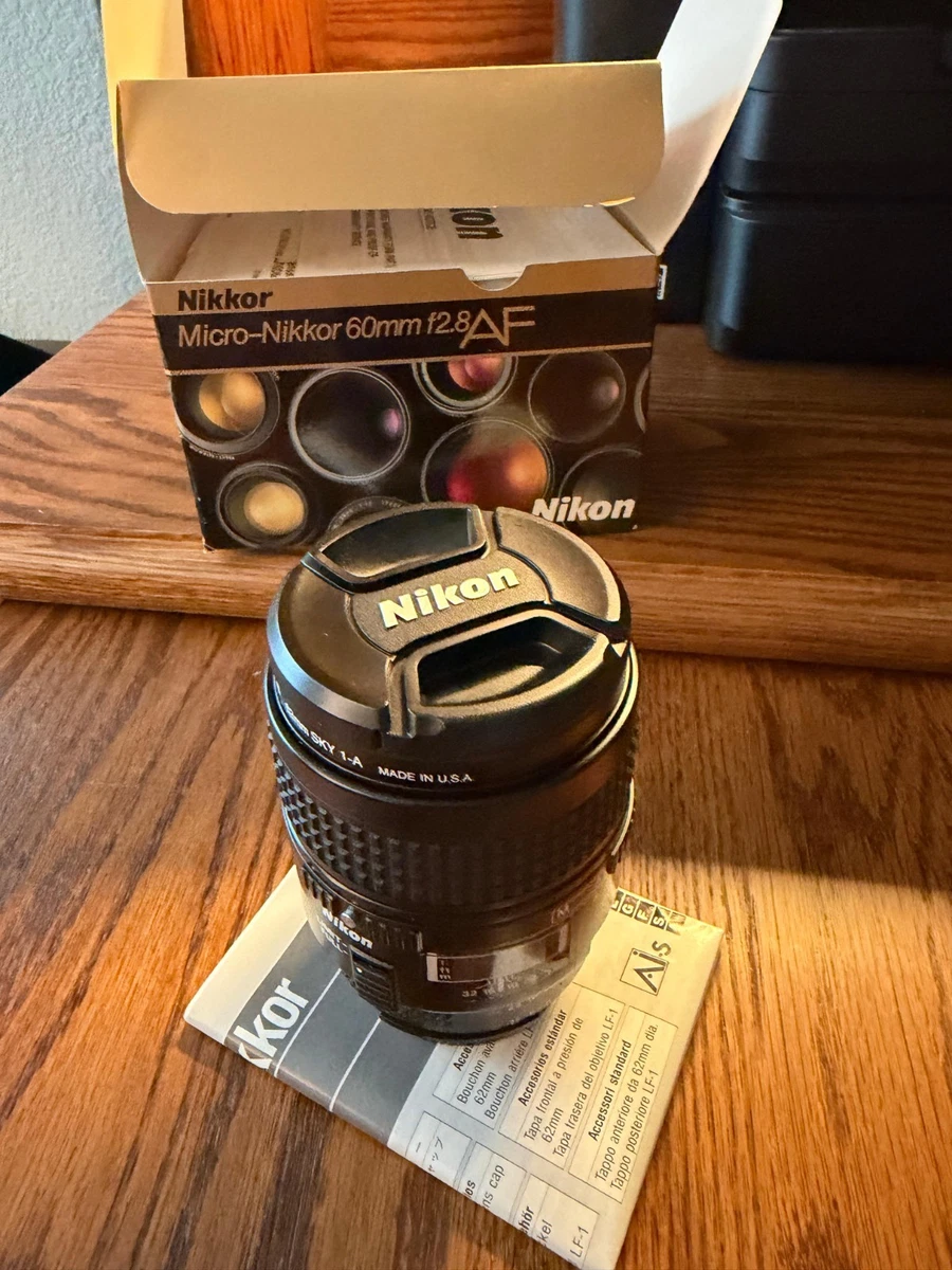 Nikon Micro NIKKOR f/2.8 Camera Lenses 60mm Focal for sale - eBay