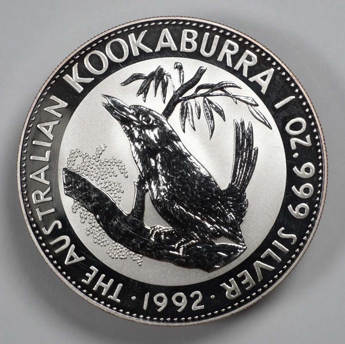 Australian Kookaburra Uncertified 1992 Silver Bullion Coins for