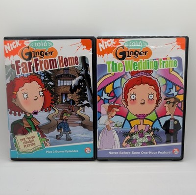 As Told by Ginger: The Wedding Frame & Far From Home  (DVD 2004) HTF Nickelodeon