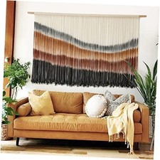 Macrame Wall Hanging Macrame Wall Decor Large-Scale Tie-Dye Tapestry Coffee