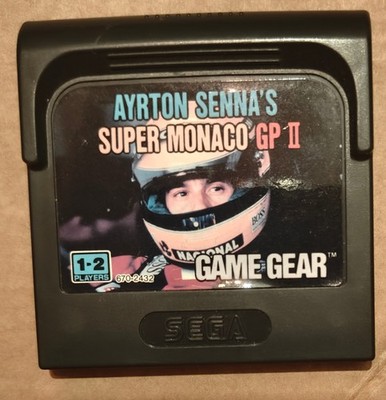 Ayrton Senna's Super Monaco GP II   Sega Game Gear Spiel / Modul - PAL