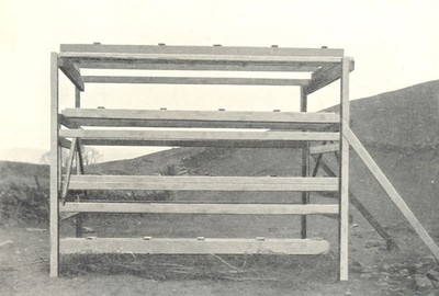 FARMING.McAinsh-Robertson Getreide Wäscheständer Rahmen innen Fertigstapel 1912