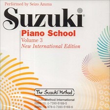 SUZUKI PIANO SCHOOL INTERNATIONAL EDITION - VOLUME 3 By Haruko Kataoka  Mint 