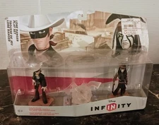NEW Disney INFINITY Lone Ranger & Tonto Play Set Character Figure Pack As Is 