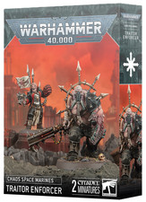 WARHAMMER 40K 40,000 CHAOS SPACE MARINES TRAITOR ENFORCER 43-106 NEW SEALED