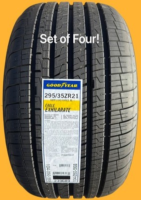 FOUR BRAND NEW 295/35ZR21 107Y Goodyear Eagle Exhilarate All Season Tires