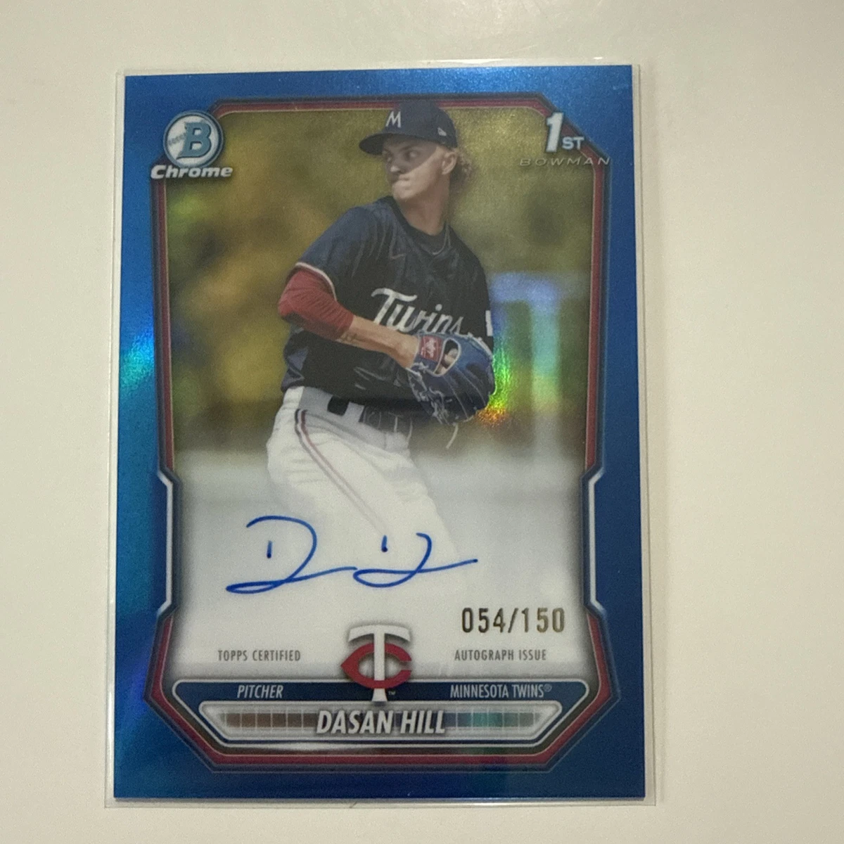 Bowman Baseball Minnesota Autographed Twins Sports Trading Cards 