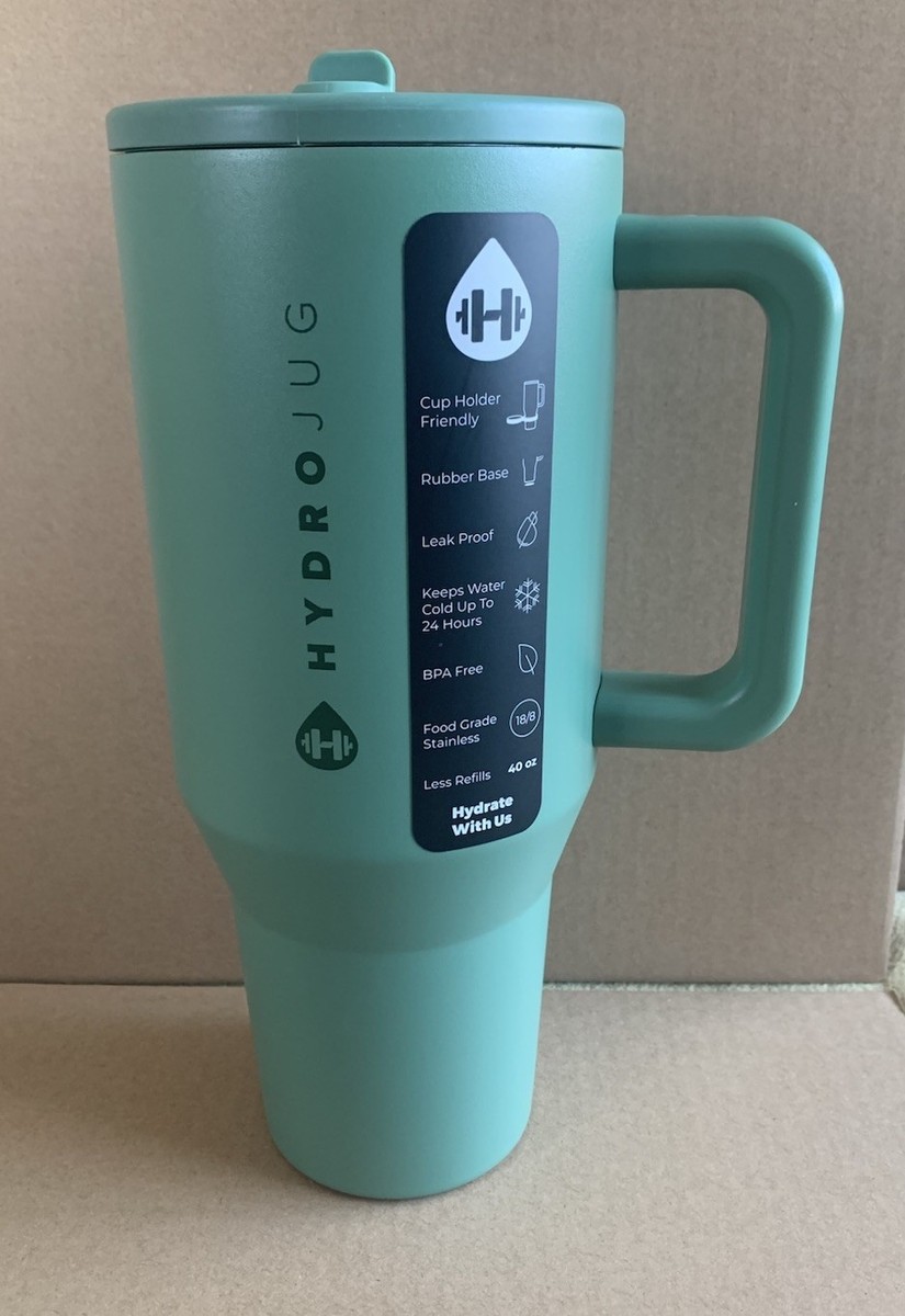 HydroJug Traveler 40oz Sage Green Cup Mug New ✓ Read | eBay