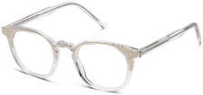 Warby Parker FREMONT Eyeglasses Frames Crystal with Riesling M 47-22-145 mm NWT 