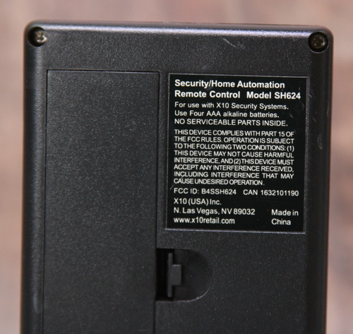 X-10 Powerhouse Remote Security System Alarm SH624 Universal Remote Control - Picture 5 of 6