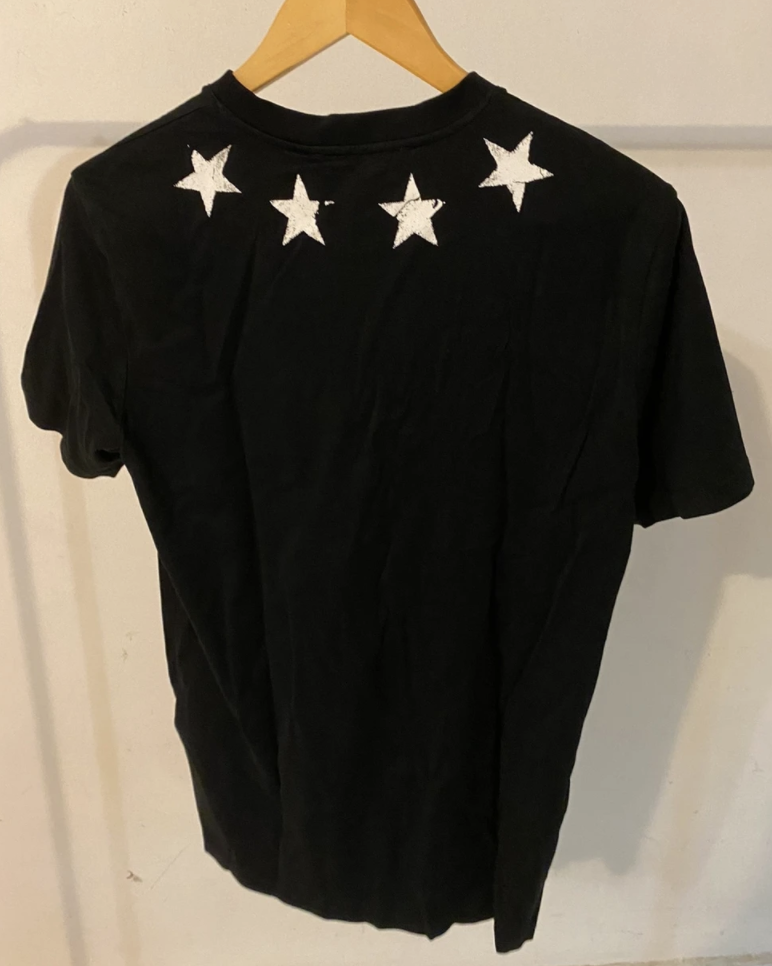 GIVENCHY DISTRESSED VINTAGE STARS TEE BLACK SIZE XS | eBay GIVENCHY DISTRESSED VINTAGE STARS TEE BLACK SIZE XS | eBay