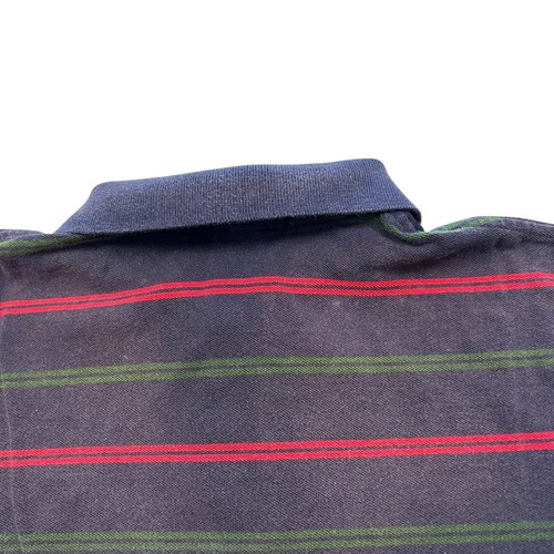 Vintage 90s Polo Ralph Lauren Classic Logo Striped Shirt Size Large Streetwear - Picture 4 of 8
