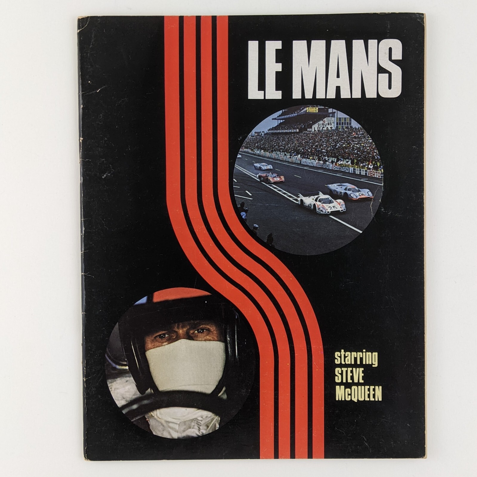 Le Mans Original Movie Program 1971 - Steve McQueen, Siegfried Rauch, Lee Katzin