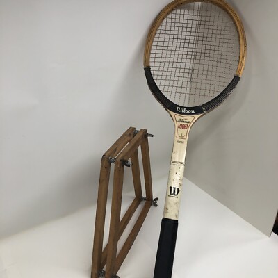 Vieille Raquette De Tennis Wilson Jack Kramer Vintage Ultra Speed Flex Fibre Face USA